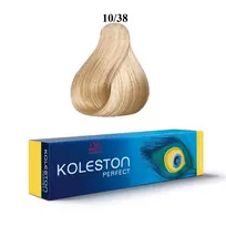 Wella Professionals, Koleston Perfect, Permanent Hair Dye, 10/38 Bright Light Blonde Golden Blue, 60 ml