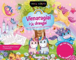 Vienaragiai ir jų draugai. Spalvinimo ir galvosūkių bloknotas