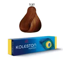 Wella Professionals, Koleston Perfect, Permanent Hair Dye, 7/37 Medium Blonde Golden Brown, 60 ml
