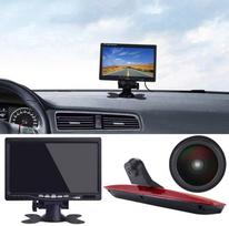 18 mm objektyvas Aukščiausios kokybės atbulinės eigos kamera + 7 colių TFT LCD ekrano monitorius Stabdžių žibintas Automobilio stogo atbulinės eigos kamera, skirta Vito W447 109 111 114 BLUETEC LWB Box GDI Van Trečiasis MPV 2015 m.