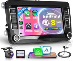 6G + 128G 8 branduolių belaidis "Carplay" Android automobilinis radijas VW Golf 5 6 Passat Polo Tiguan Touran Caddy Skoda Seat 7 colių automobilinis radijas Android automobilinė GPS navigacija WiFi Mirror Link Bluetooth FM/RDS/DSP