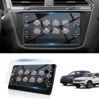 BIBIBO Tiguan 2 Discover Media Screen Protector for VW Tiguan 2 MK2 2017-2023, 9H Tempered Glass Screen Protector, GPS Navigator Screen Protector Films