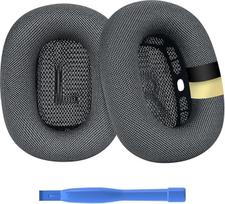 MMOBIEL "AirPods Max" ausinių "AirPods Max" ausinių pakaitiniai įdėklai - "Premium" - atminties putų ir tinklelio audinio ausinių įdėklai su silikoniniu sluoksniu - ausinių pakaitinis įdėklas - vidurnaktis