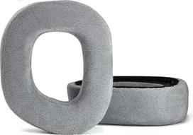 Yaowanguan HS80 RGB Ear Pads for Corsair HS80 RGB Wireless Premium Gaming Headphones, Grey Thick Velvet and Memory Foam Headphones, Replacement Repair Ear Pads