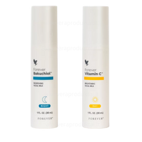 Forever duetas diena–naktis: vitaminas C + bakučiolis