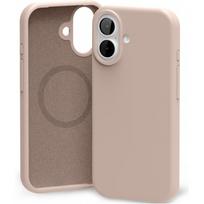 Rožinio smėlio dėklas "Mercury Pure Magsafe Silicon Case" telefonui Apple iPhone 17