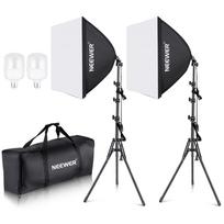 NEEWER rinkinys NK200, 2x35 watt LED softbox set with tripods