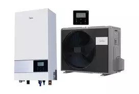 Split tipo šilumos siurblys oras-vanduo Midea M-Thermal Arctic MHA-V6W/D2N8-B2+HB-A60/CDS90GN8-B2