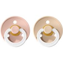 BIBS Colour Natural Rubber Size 1: 0+ months čiulptukas Blush Night / Vanilla Night 2 vnt.
