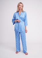 Šilkinė pižama FLURISSE 5605/050 Giulia, spalva picton blue/floral print
