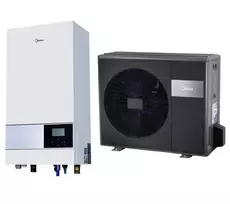 Split tipo šilumos siurblys oras-vanduo Midea M-Thermal Arctic MHA-V12W/D2RN8-B2+HB-A160/CDS90GN8-B2