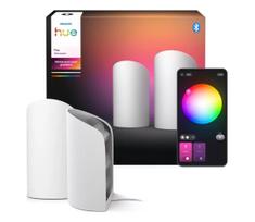 Philips - Komplektas 2x LED RGBW dimeriuojami šviestuvai Hue PLAY Wall Washer LED/20W/230V 2000–6500K balti