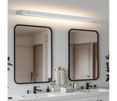 Brilagi-LED Vonios veidrodžiai su apšvietimu AQUA LINE LED/36W/230V 120 cm IP44 matinis chromas