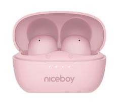 Niceboy Podsie 4 POP - Belaidės ausinės 400 mAh + 2x 40 mAh IPX4 rožinės