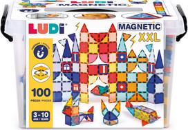 Magnetinius konstruktorius LUDI, XXL, 100 magnetų