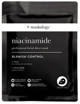 MASKOLOGY  su niacinamidu veido kaukė, 22 ml
