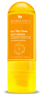 BIOBALANCE Get The Glow Mist, su niacinamidu, vitaminu C ir ryžių ekstraktu serumas, 80 ml