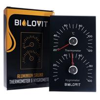 Bilovit pirties termometras su higrometru - Juodas