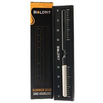 Bilovit aliuminio pirties smėlio laikrodis, Black - 1 vnt.