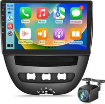 "Android" automobilinis radijas "Toyota Aygo" / "Peugeot 107" / "Citroen C1" 2005-2014 m., 10 colių jutiklinis ekranas, belaidis "CarPlay" ir "Android Car", GPS palydovinė navigacija, "WiFi", DSP, "Bluetooth", FM RDS, palaiko AHD kamerą / OBD / DAB