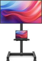 "AX WABER" grindų laikiklis televizoriaus monitoriui, skirtas daugumai LCD televizorių, OLED LED nuo 53 iki 52 colių, maksimalus plotis: 200 x 200, maksimalus televizoriaus svoris 35 kg AX2008TBM