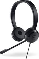"Dell uc350 Black Binaural Wired Headband Headphones & Mic" - Laidinės ausinės ir mikrofonai (Laidinės ausinės su mikrofonu, binauralinės, 2 M, juodos spalvos)