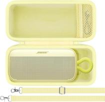 "Khanka" skirtas "Bose New SoundLink Plus" "Bluetooth" garsiakalbiui, kietas dėklas, laikymo krepšys su petnešėle ir rankena, tik krepšys (Citrus)