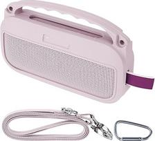 "Peyyargo" silikoninis dėklas "Bose SoundLink Flex" nešiojamajai kolonėlei (2 kartos) / "Bose SoundLink Flex" kolonėlei, su karabinu ir dirželiu per petį