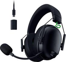 "Razer BlackShark V3 Xbox S|X" - belaidės elektroninio sporto ausinės - "Triforce" 50 mm garsiakalbis - nuimamas plačiajuostis mikrofonas - "HyperSpeed" 2,4 GHz ir "Bluetooth" - erdvinis garsas - "Xbox" / kompiuteris | Juoda