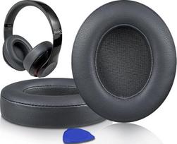 "SoloWIT®" ėriuko odos atsarginės ausų pagalvėlės "Beats Studio 2" ir "Studio 3" laidinėms ir belaidėms ausinėms su triukšmą izoliuojančiomis atminties putomis, ypač storos