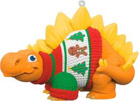 Hallmark Keepsake Kalėdų dekoracijos 2024 Sweatersaurus juokingos dovanos
