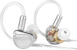 KINBOOFI TFZ STA-K In-Ear Monitor, HiFi Stereo, laidinės ausinės, hibridiniai dvigubi garsiakalbiai, IEM ausinės, krištolo skaidrumo garsas, IEM ausinės su 2 kontaktų nuimamu kabeliu muzikantams (be mikrofono)