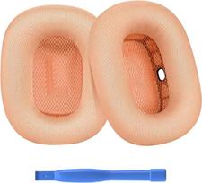 MMOBIEL "AirPods Max" ausinių "AirPods Max" ausinių pakaitiniai įdėklai - atminties putų ir tinklelio audinio ausinių įdėklai - ausinių pakaitiniai įdėklai - oranžiniai