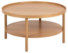 Kavos staliukas Actona Banbury, 80x80x42 cm, rudas