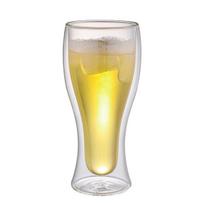 Stiklinės Zyle ZY1340DG 400 ml termo borosilikatinės, 2 dalių rinkinys