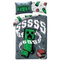 Vaikiškas patalynės komplektas Minecraft, 140x200, 2 dalių