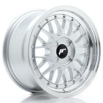 JR Wheels JR23 16x8 ET20-45 4H BLANK Hyper Silver w/ Machined Lip Alloy Wheel