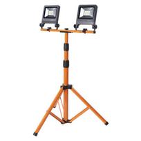LED prožektorius su stovu OSRAM TRIPOD, 2 x 30 W, 4000 K, 6000 lm, IP65