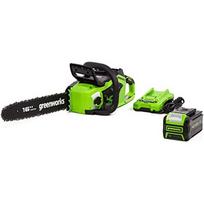 Greenworks GD24X2CS36K4x AKUMULIATORINIS GRANDININIS PJŪKLAS 36cm (48V (2X24V) du 4Ah akumuliatoriai ir kroviklis)