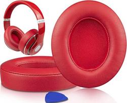 "SoloWIT®" ėriuko odos atsarginės ausų pagalvėlės "Beats Studio 2" ir "Studio 3" laidinėms ir belaidėms ausinėms su triukšmą izoliuojančiomis atminties putomis, ypač storos