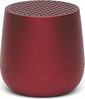 Lexon Mino+ Bluetooth Speaker, Rechargeable, Compatible with TWS (Aluminium) (Dark Red)