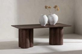 Venture Design Sofos stalas, Olivia, 60x120 cm, Mocca
