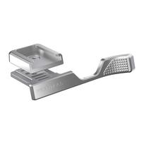 Freewell cold shoe thumb mount for Fuji X100VI (silver), Uchwyt na kciuka z mocowaniem cold shoe Freewell do Fuji X100VI (srebrny)