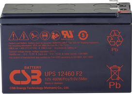 Csb Battery Battery 12V, 9Ah, AGM | UPS12460F2 | 460 W