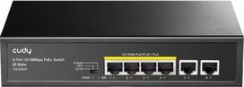 Cudy FS1006P network switch Fast Ethernet (10/100) Power over Ethernet (PoE) Black