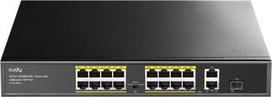 Cudy FS1018PS1 network switch Fast Ethernet (10/100) Power over Ethernet (PoE) Grey