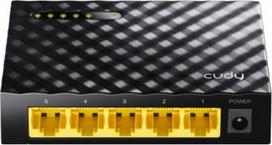 Cudy GS105D network switch Gigabit Ethernet (10/100/1000) Black