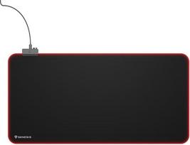 Genesis Mouse Pad | Boron 500 XXL RGB | Mouse pad | 400 x 800 x 4 mm | Black