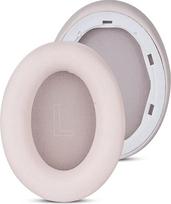 "Enegg" pakaitiniai ausų įdėklai "Anker Soundcore Life Q30/Q35 BT" minkštos putų ausų pagalvėlės proteino oda (rožinė)