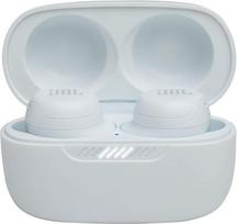 "JBL Live Free NC+ TWS" belaidės ausinės baltos spalvos